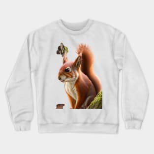 Red Squirrel Crewneck Sweatshirt